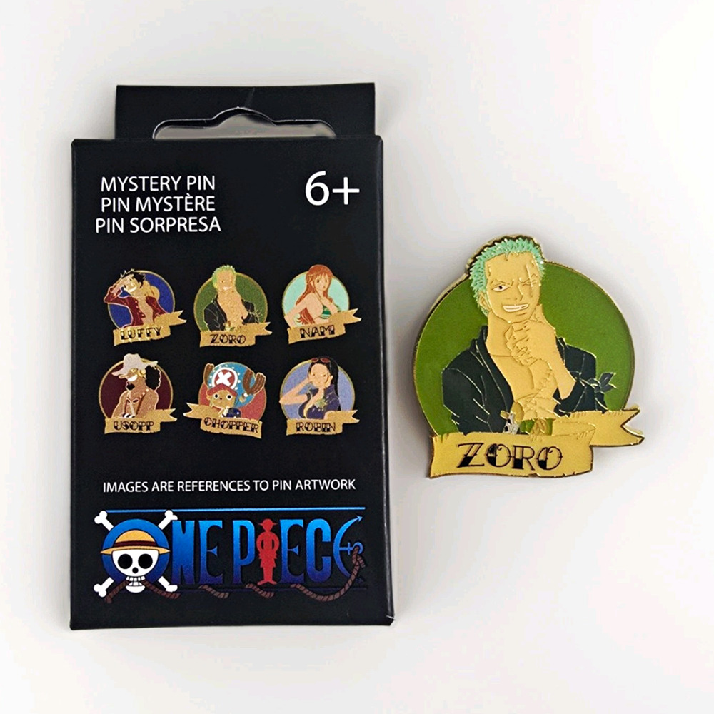 Loungefly One Piece Roronoa Zoro Lapel Pin Mystery Pin Metal 2025